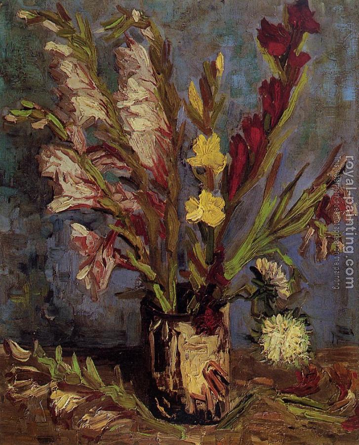 Vincent Van Gogh : Vase with Gladioli II Vincent Van Gogh : Vase with Gladioli II